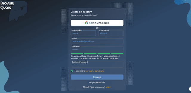 DrowsyGuard Preview